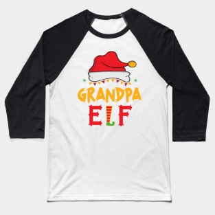 Grandpa Elf Chirstmas T-shirt Baseball T-Shirt